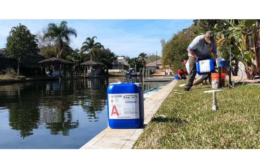 Repairing Seawalls with Spray Foam with Slab Fix, LLC