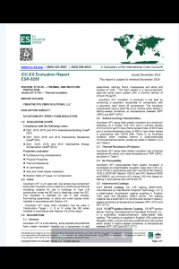 Accufoam AF1 Evaluation Report ESR-5255