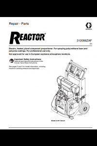 Graco E-20 and E-XP1 Repair and Parts Manual