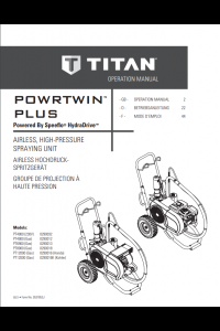 Titan Powrtwin Plus Operation Manual