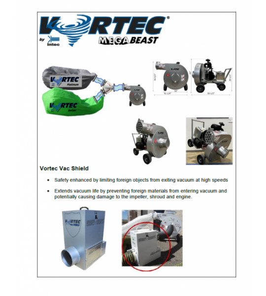 Vortec " Mega Beast" Insulation Removal and Vacuum System 6.4 Package